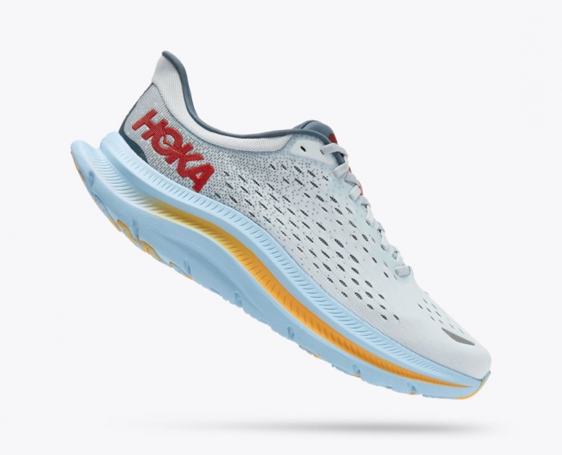 HOKA Kawana Men's Sneakers Grey / Light Blue | OBR476029