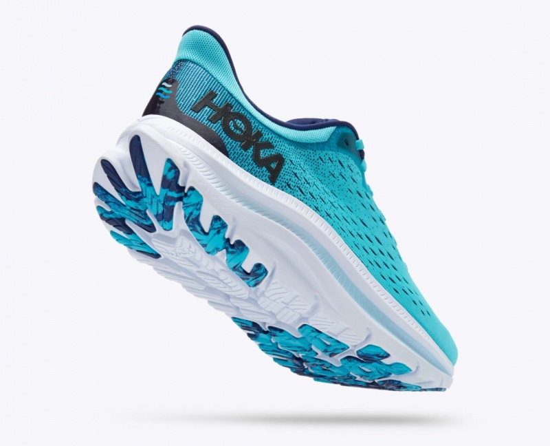 HOKA Kawana Men's Sneakers Turquoise | FCY018469