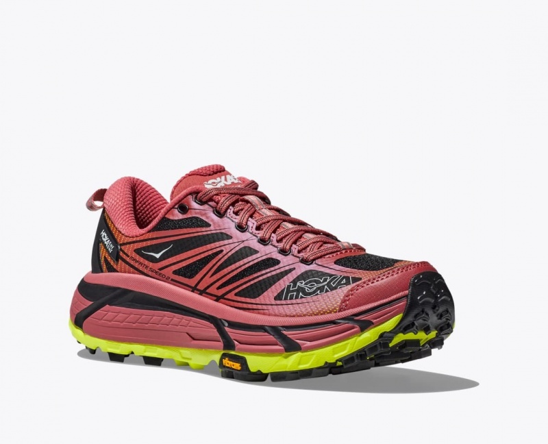 HOKA Mafate Speed 2 Men's Sneakers Red / Black | VQN645708