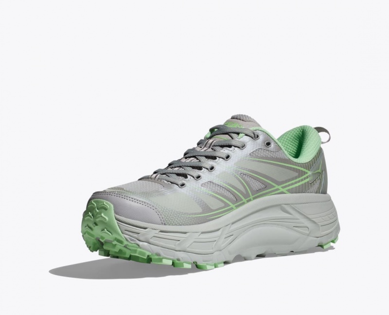 HOKA Mafate Speed 2 Women's Sneakers Grey / Green | QND751296