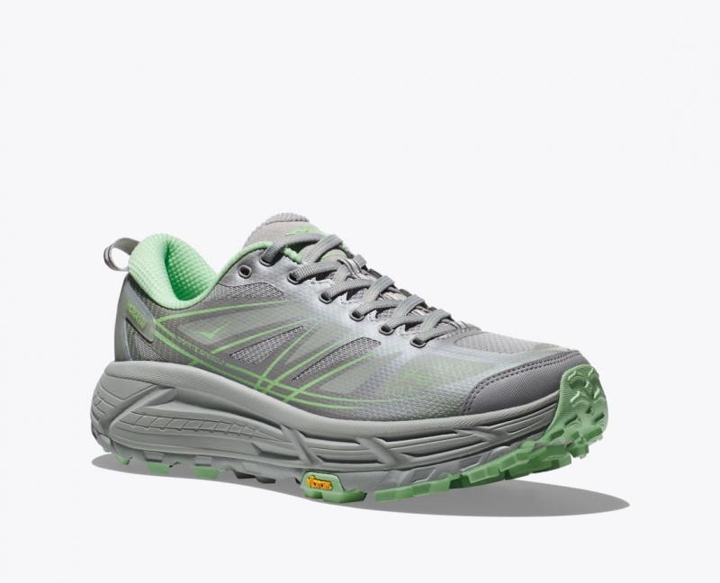 HOKA Mafate Speed 2 Women's Sneakers Grey / Green | QND751296