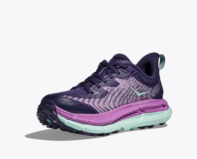 HOKA Mafate Speed 4 Women's Trail Running Shoes Purple / Pink | AQT923416