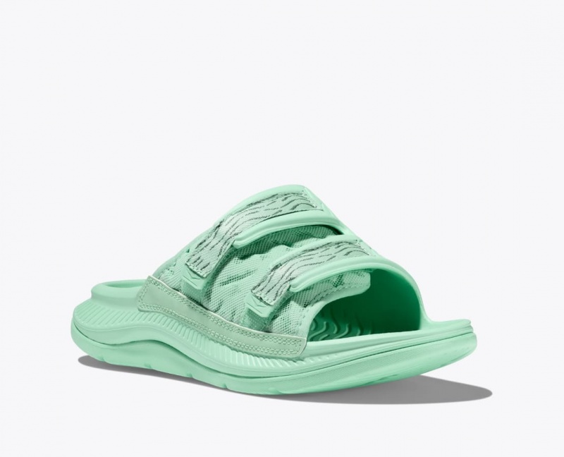 HOKA Ora Luxe Men's Slide Mint | YZE318750