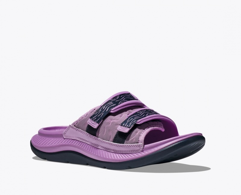 HOKA Ora Luxe Men's Slide Pink | KLY205143