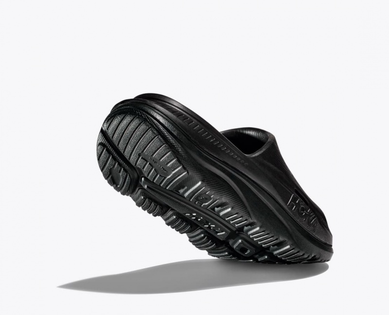 HOKA Ora Recovery 3 Kids' Slides Black | TDK596407