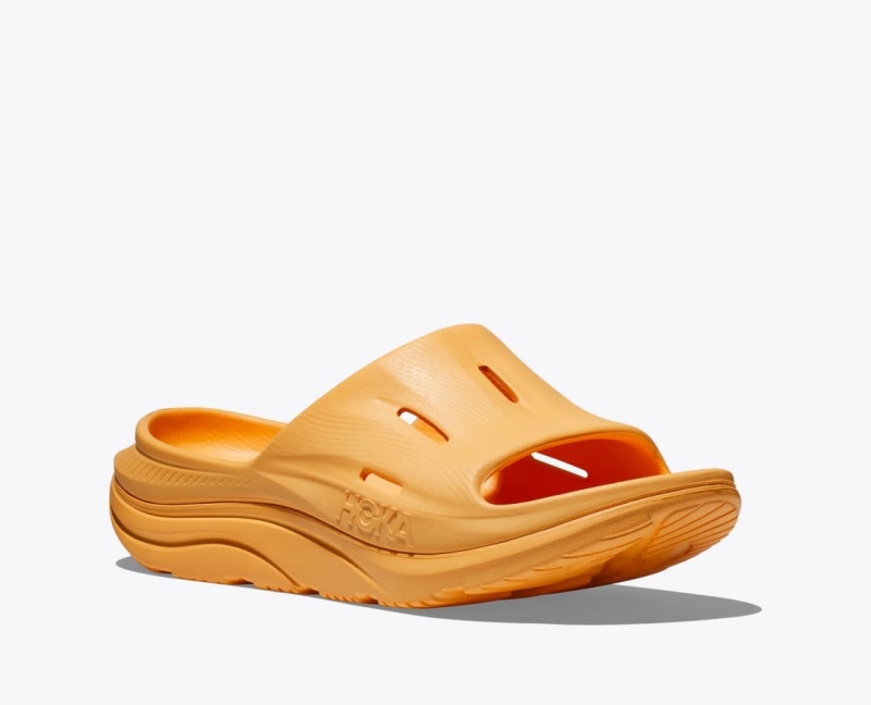 HOKA Ora Recovery 3 Men's Slide Dark Orange | YBM293415