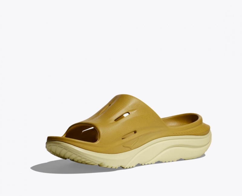 HOKA Ora Recovery 3 Women's Slide Brown | WVH689127