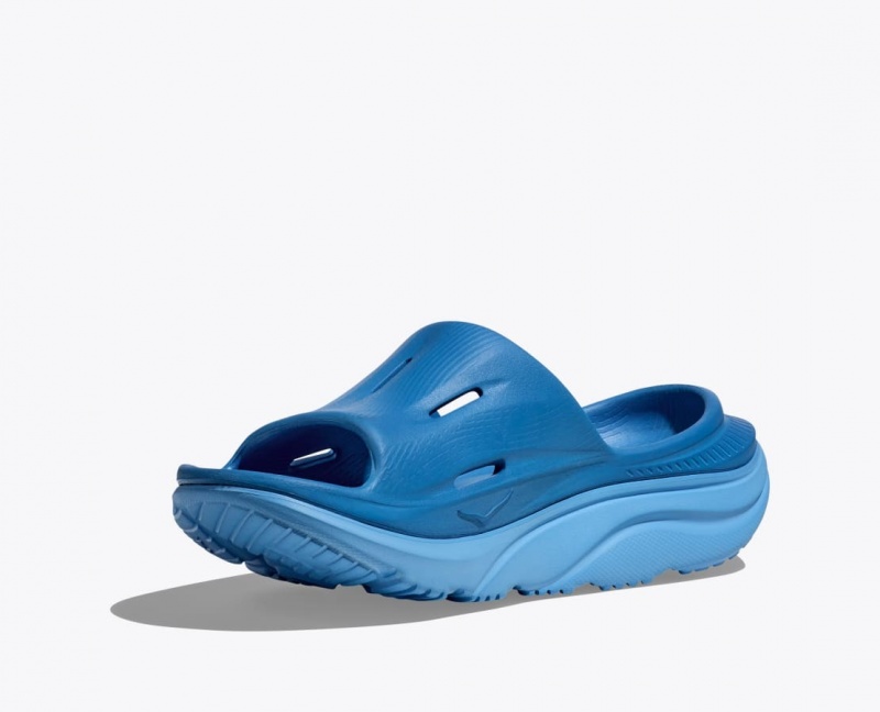 HOKA Ora Recovery 3 Women's Slide Dark Blue | NZR038724