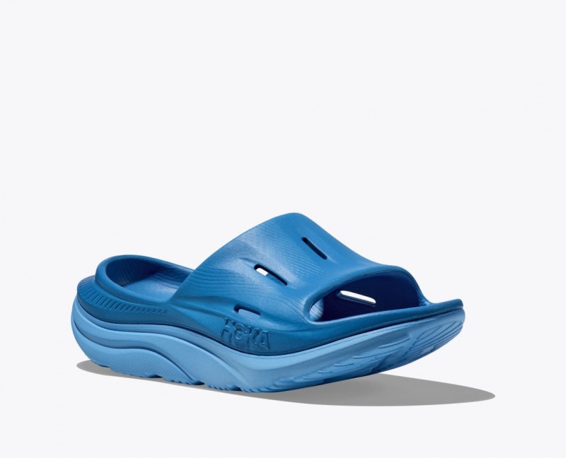 HOKA Ora Recovery 3 Women's Slide Dark Blue | NZR038724