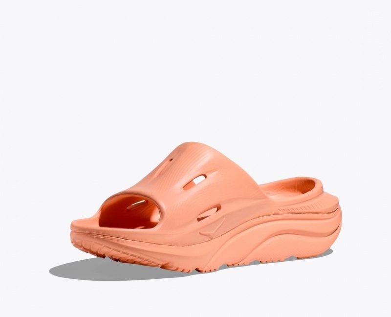 HOKA Ora Recovery 3 Women's Slide Dark Orange | RXB124839