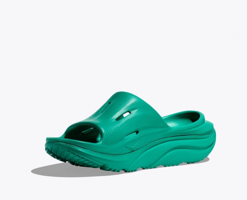 HOKA Ora Recovery 3 Women's Slide Dark Turquoise | SOZ963258