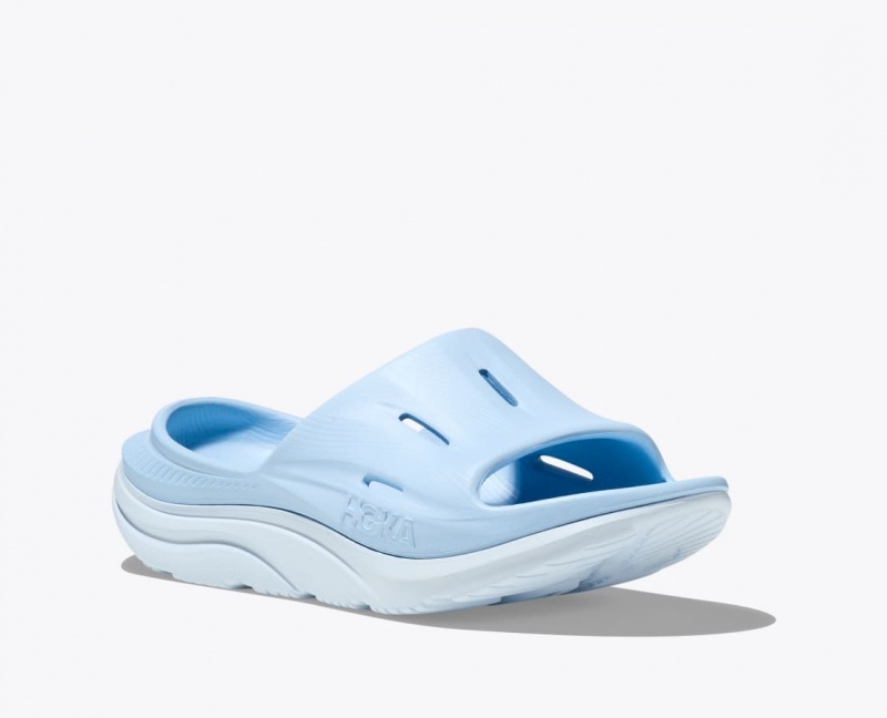 HOKA Ora Recovery 3 Women's Slide Light Blue | LTM875613