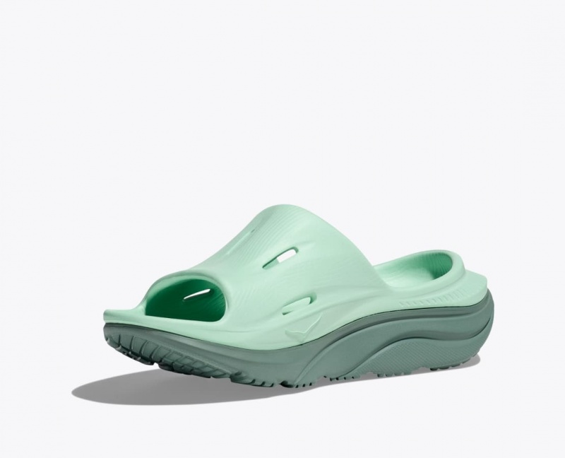 HOKA Ora Recovery 3 Women's Slide Mint | TGZ593218