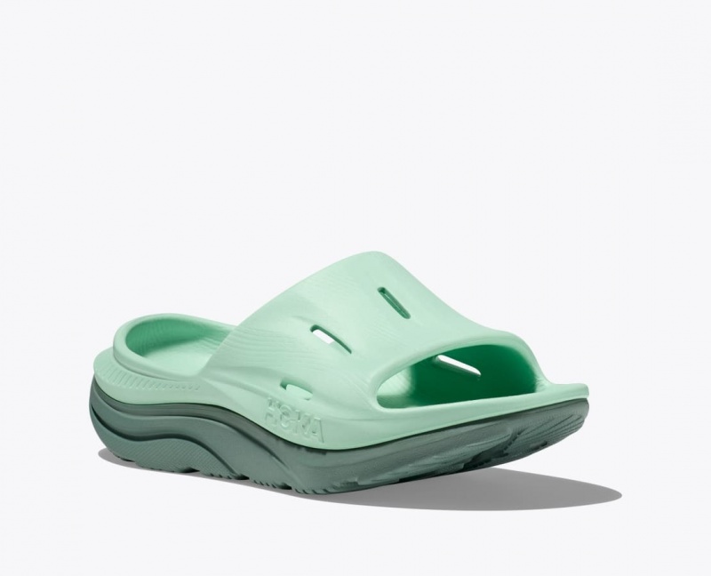 HOKA Ora Recovery 3 Women's Slide Mint | TGZ593218