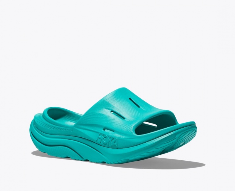 HOKA Ora Recovery 3 Women's Slide Turquoise | FSI694015