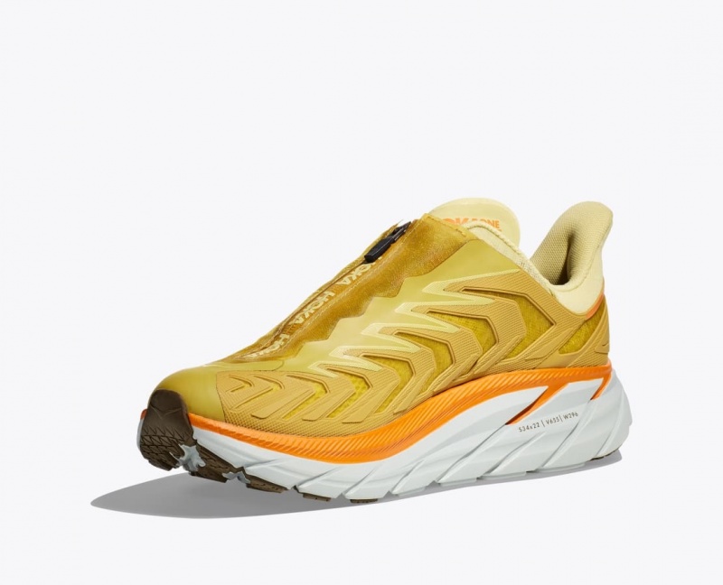 HOKA Project Clifton Women's Sneakers Light Green / Yellow | NYV390875