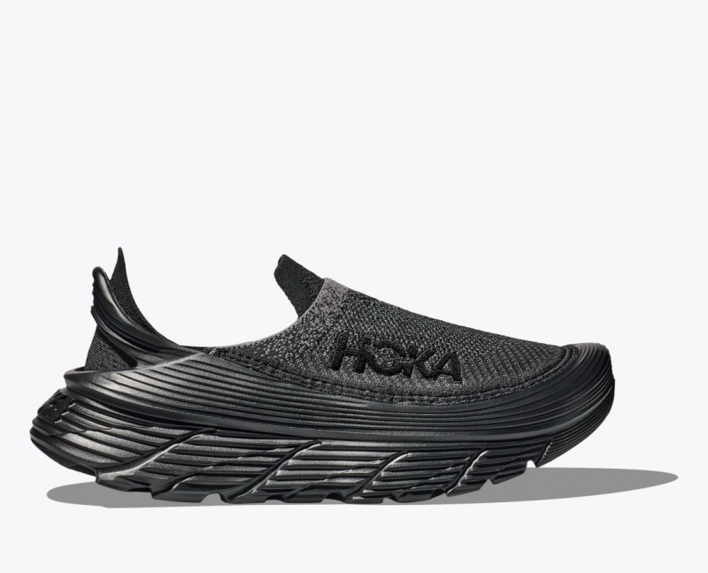 HOKA Restore TC Men\'s Walking Shoes Black | MPZ509381