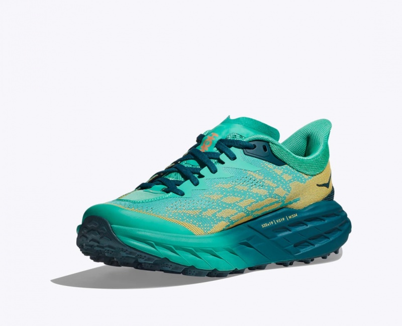 HOKA Speedgoat 5 Women's Trail Running Shoes Deep Turquoise | GLA254937