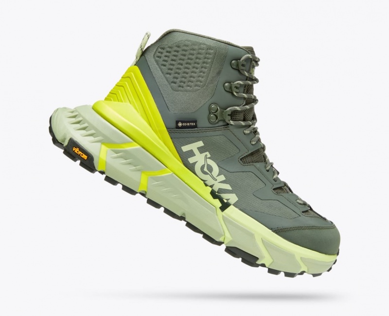 HOKA TenNine Hike GTX Men's Hiking Boots Green | NUS720569