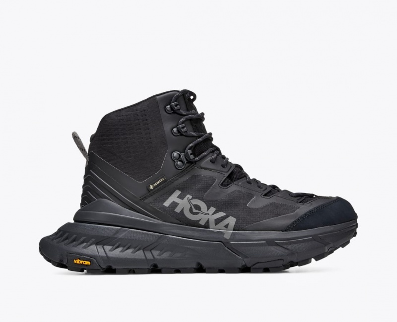 HOKA TenNine Hike GTX Men\'s Hiking Boots Black | RBE760428