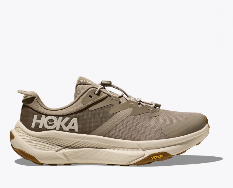 HOKA Transport Men\'s Walking Shoes Khaki | FXR249673